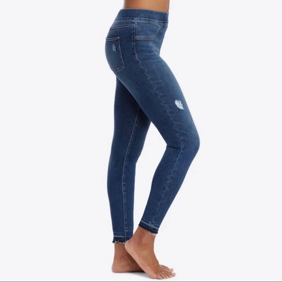 Spanx Distressed Skinny Jeans - Picture 7 of 11